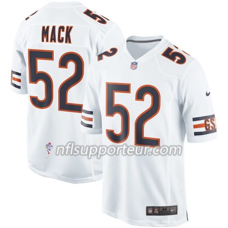 Maillot Homme Chicago Bears Khalil Mack 52 Nike Blanc